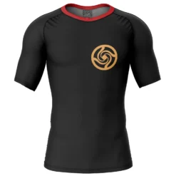 Itadori Jujutsu Kaisen Short Sleeve Rash Guard Compression Shirt