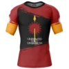 House Martell Game Of Thrones Short Sleeve Rash Guard Compression Shirt