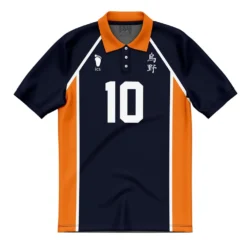 Team Karasuno Hinata #10 Haikyuu Polo Shirt