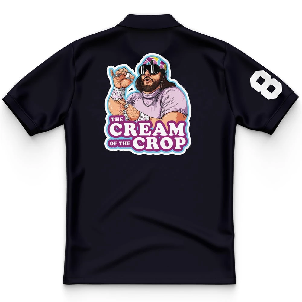 The Cream Of The Crop Randy Savage Pop Culture Polo Shirt - Image 2