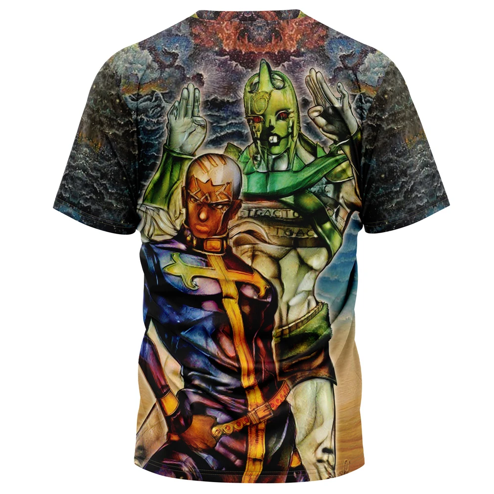 Trippy Enrico Pucci C-Moon Jojo’s Bizarre Adventure T-Shirt - Image 2