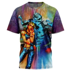 Trippy Jolyne Cujoh Stone Ocean Jojo’s Bizarre Adventure T-Shirt