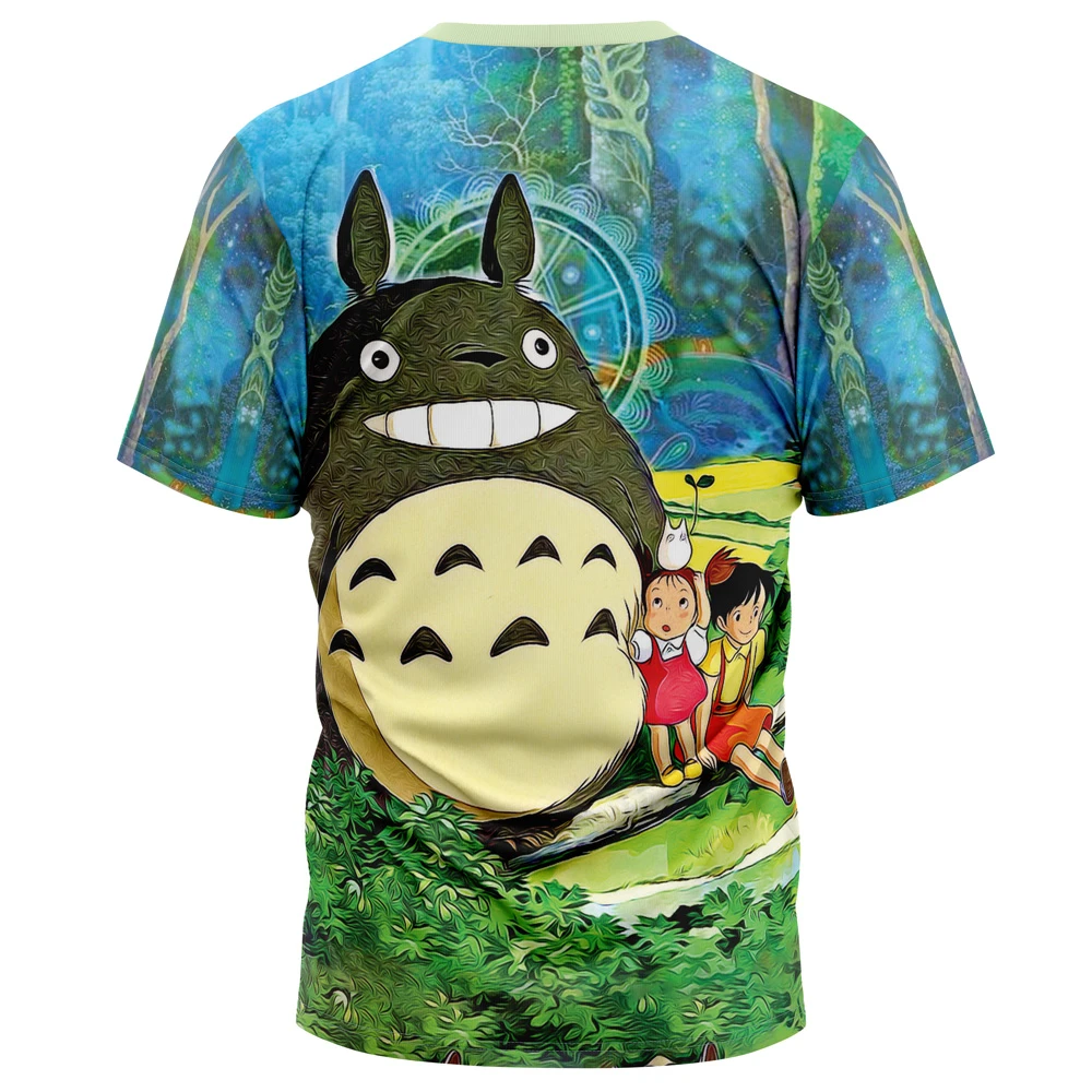 Trippy My Neighbor Totoro Studio Ghibli T-Shirt - Image 2