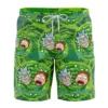 Rick And Morty Trippy Cosmic Rick Board Shorts Swim Trunks