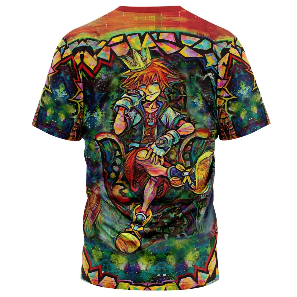 Trippy Sora Kingdom Hearts T-Shirt - Image 2