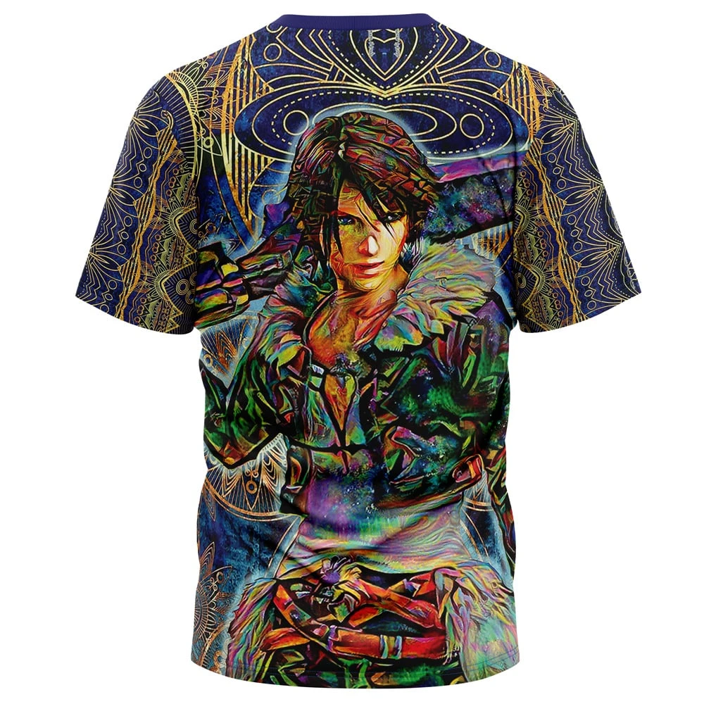 Trippy Squall Final Fantasy 8 T-Shirt - Image 2
