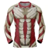 Reiner Braun Armored Attack On Titan Long Sleeve Rash Guard Compression