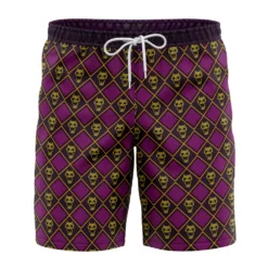 Yoshikage Kira Killer Queen Jojo’s Bizarre Adventure Board Shorts Swim Trunks
