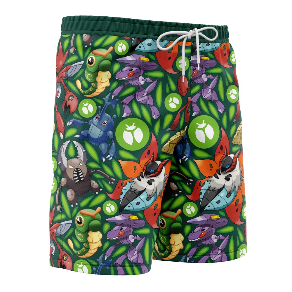 Bug Type Pokemon Pokemon Board Shorts Swim Trunks - Image 2