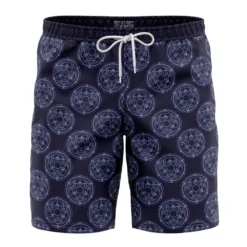 Transmutation Circle Full Metal Alchemist Board Shorts Swim Trunks