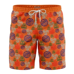 Bending Elements Avatar Board Shorts Swim Trunks