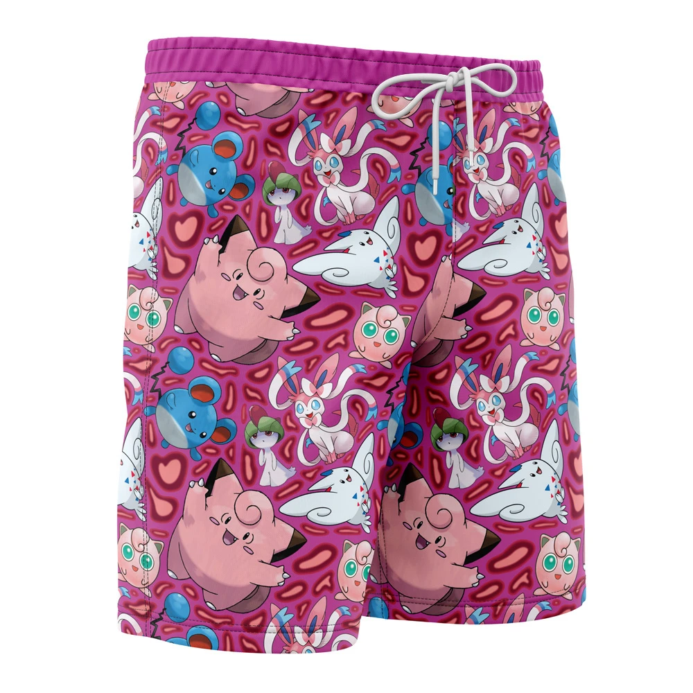 Fairy Type Pokemon Pokemon Board Shorts Swim Trunks - Image 2