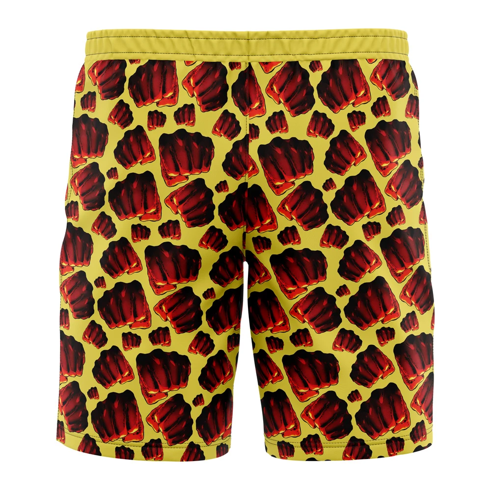 Saitama Fist One Punch Man Board Shorts Swim Trunks - Image 3