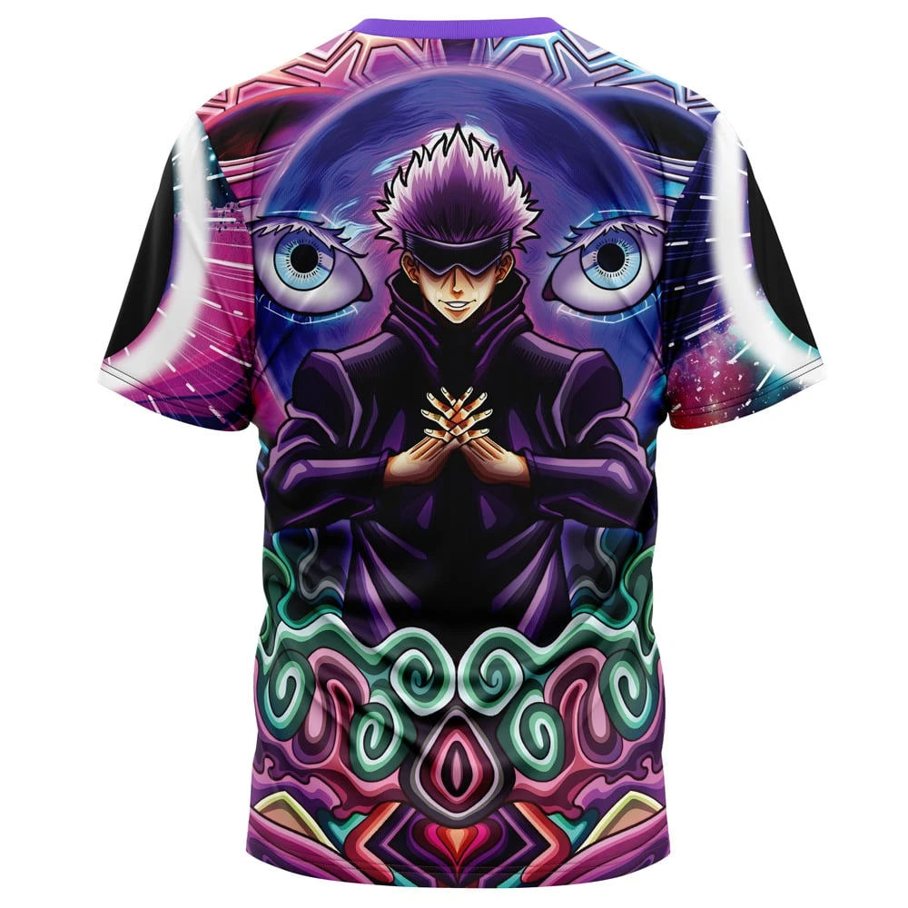 Trippy Gojo Satoru Hollow Purple Jujutsu Kaisen T-Shirt - Image 4