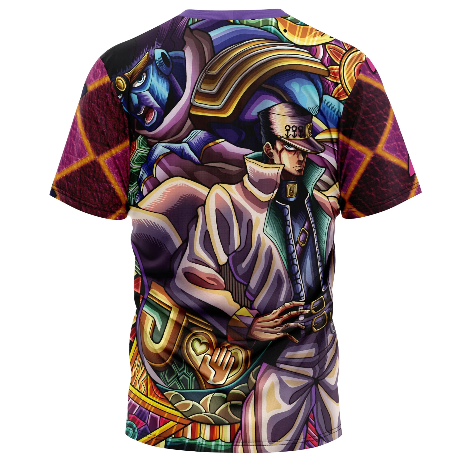 Trippy Jotaro Kujo JoJo’s Bizarre Adventure T-Shirt - Image 2