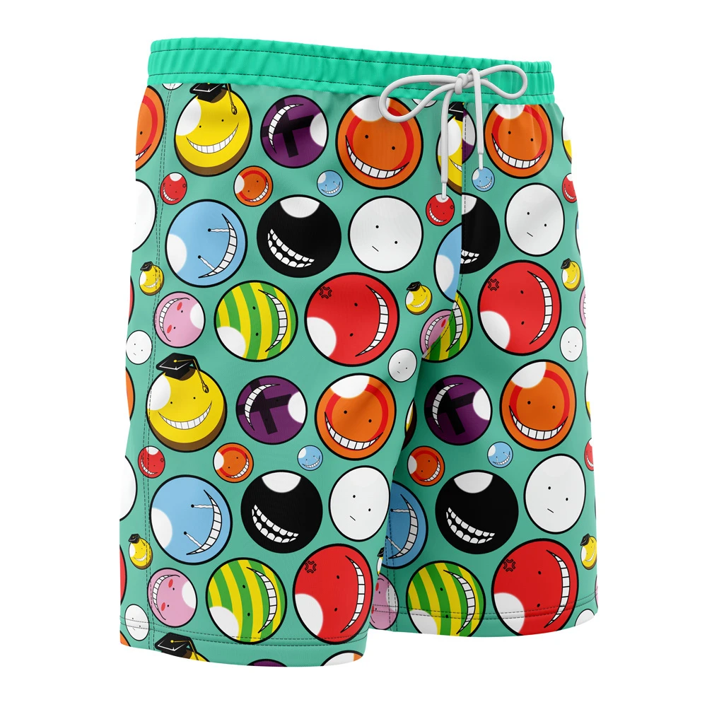Koro-sensei Expressions Assassination Classroom Board Shorts Swim Trunks - Image 2