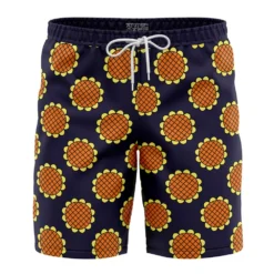 Monkey D. Luffy Dressrosa One Piece Board Shorts Swim Trunks