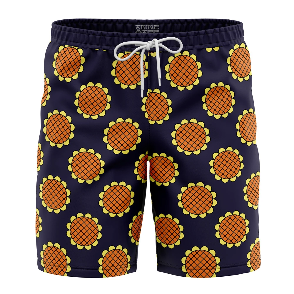Monkey D. Luffy Dressrosa One Piece Board Shorts Swim Trunks