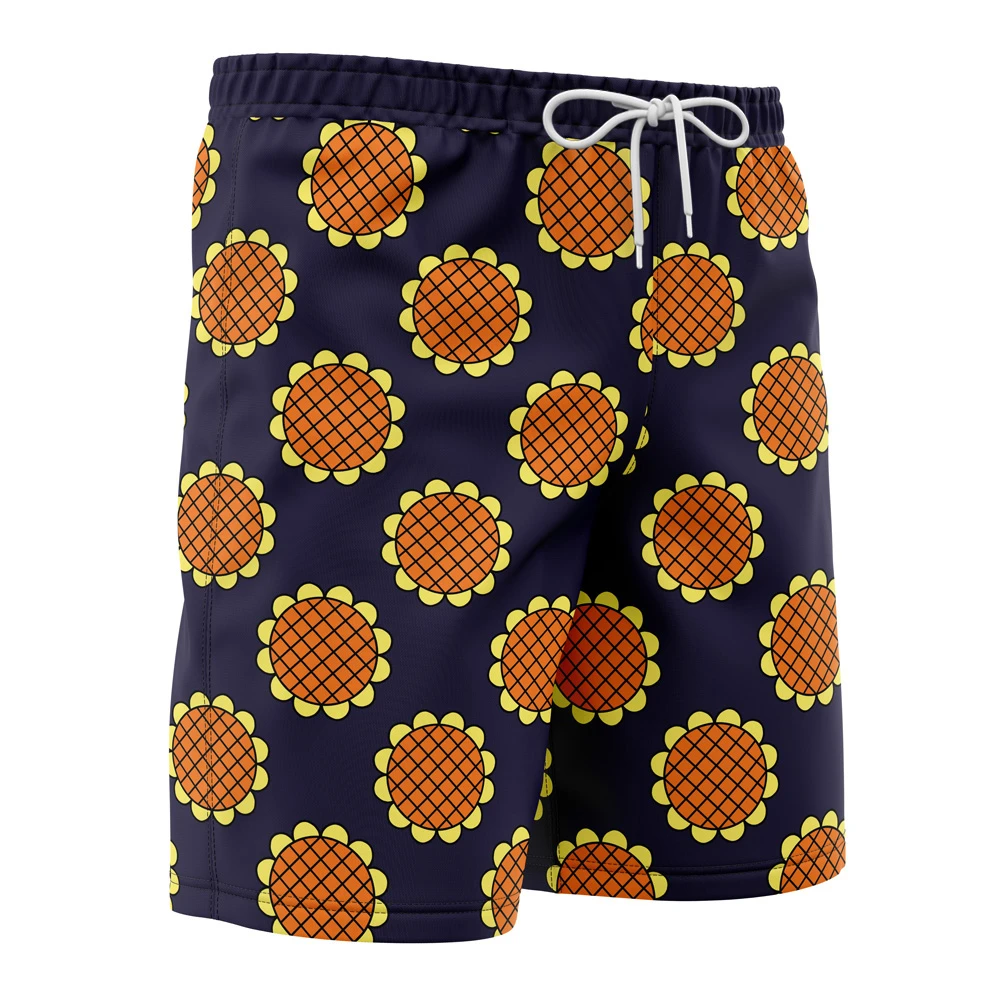 Monkey D. Luffy Dressrosa One Piece Board Shorts Swim Trunks - Image 2