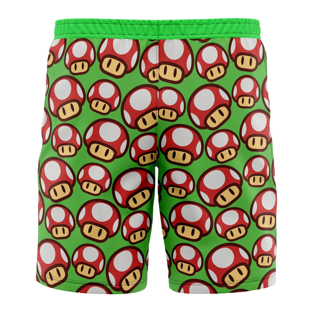 Super Mushroom Super Mario Board Shorts Swim Trunks - Image 3