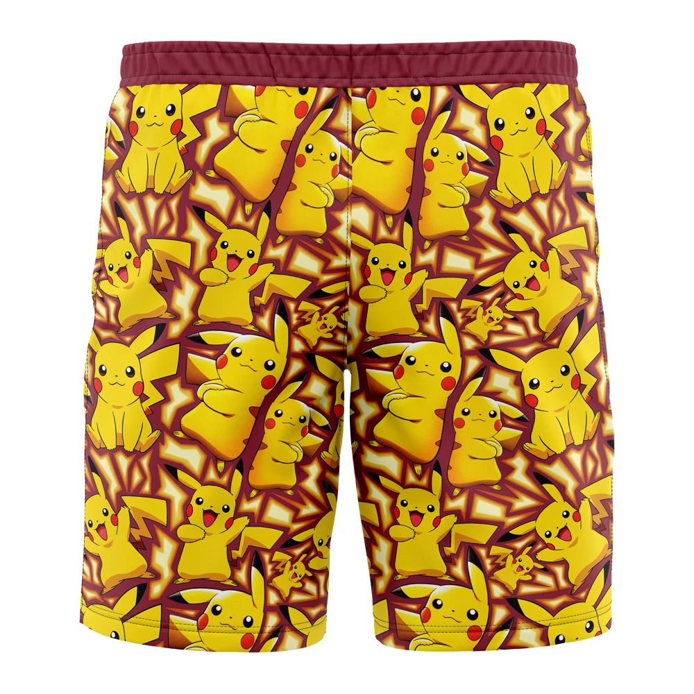 Pikachu Pokemon Board Shorts Swim Trunks - Image 3