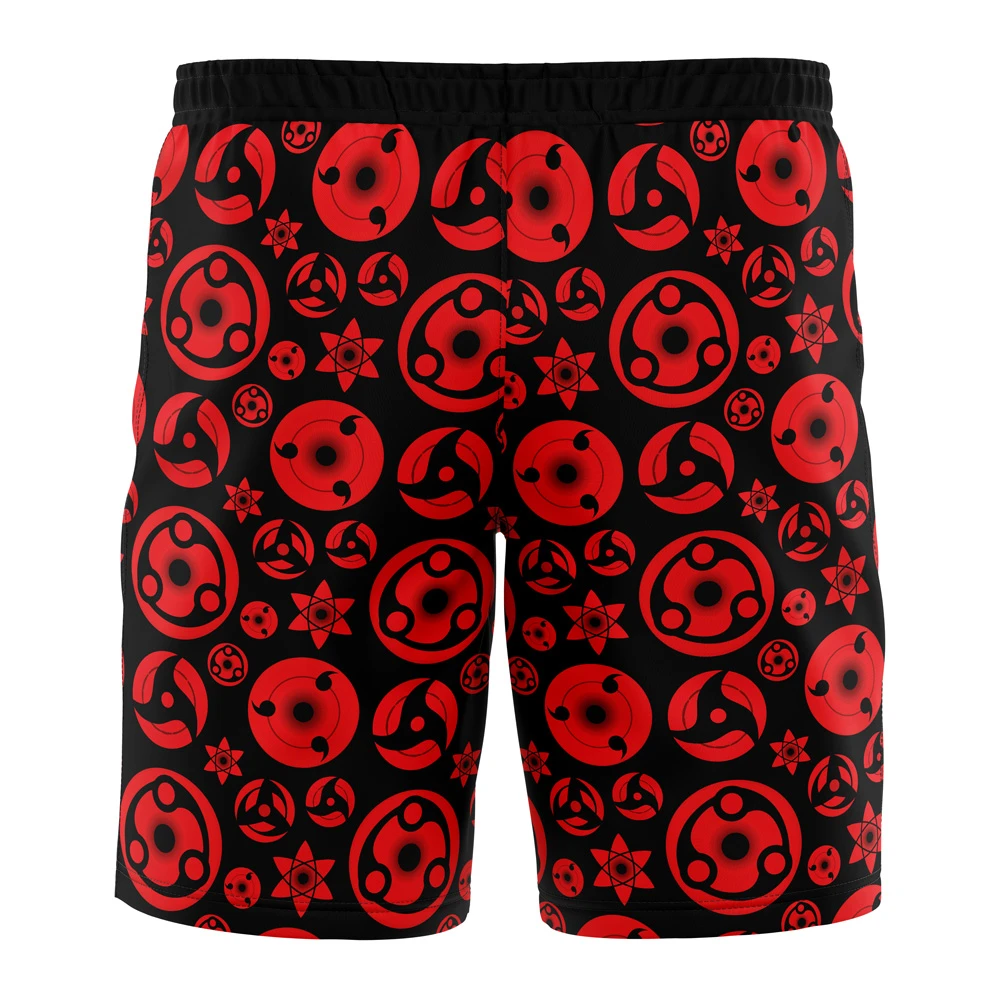 Sharingan Naruto Shippuden Board Shorts Swim Trunks - Image 3