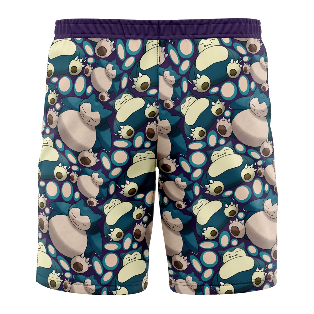 Snorlax Pokemon Board Shorts Swim Trunks - Image 3