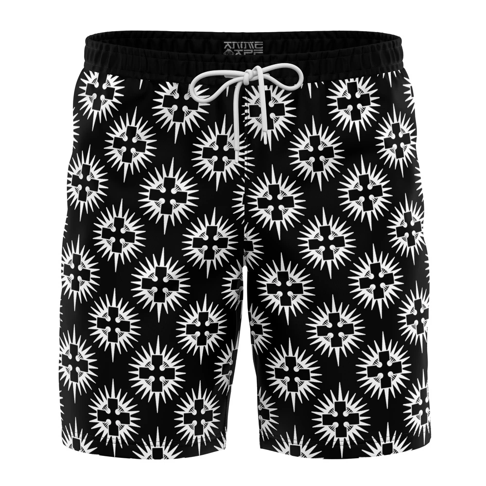 Holy Sol Temple Fire Force Board Shorts Swim Trunks
