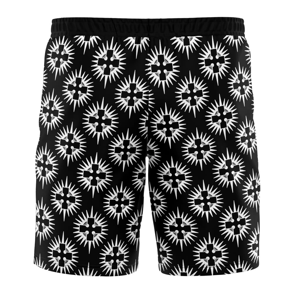 Holy Sol Temple Fire Force Board Shorts Swim Trunks - Image 3