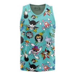 Strawhats Jolly Roger One Piece Basketball Jersey