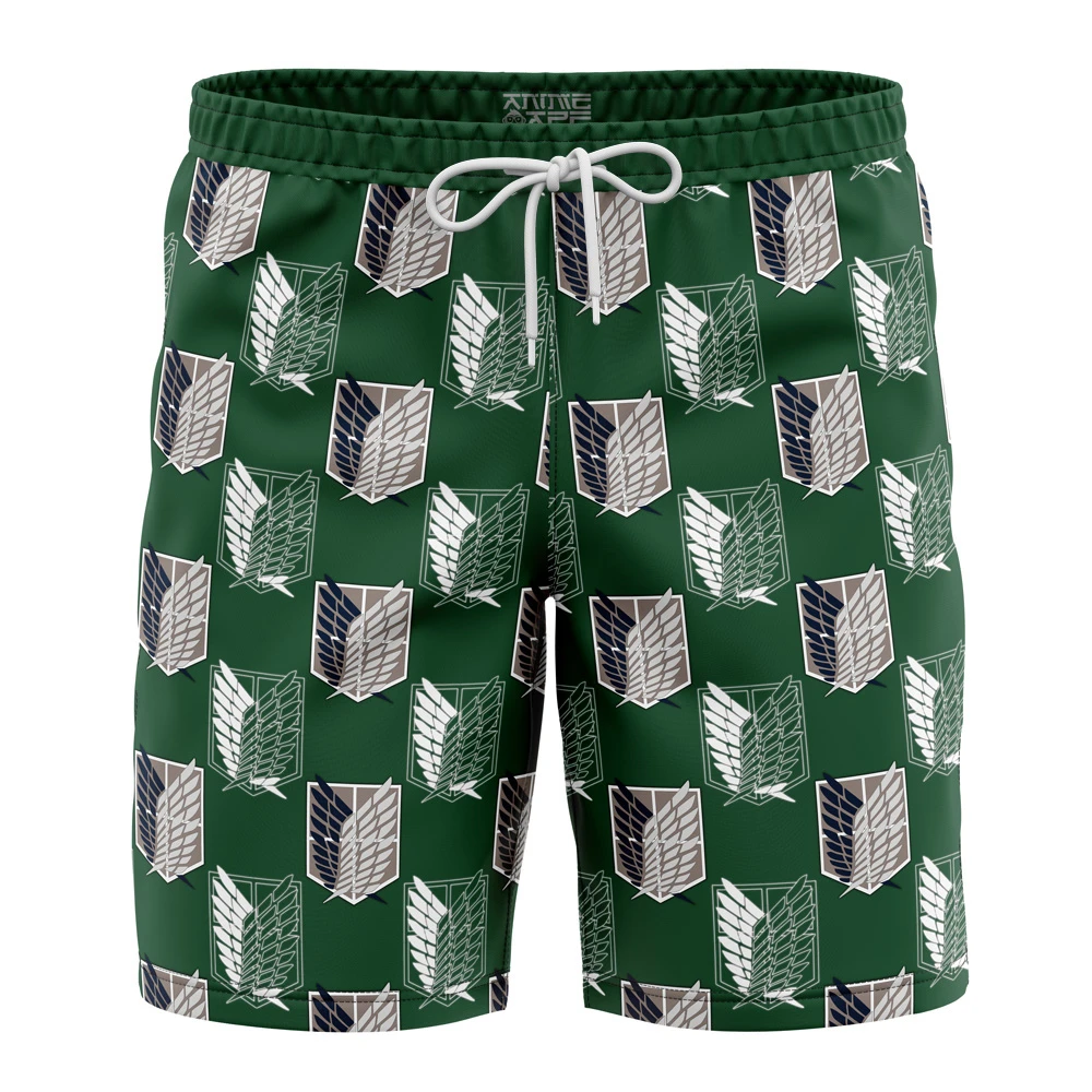 Survey Corps Attack On Titan Board Shorts Swim Trunks