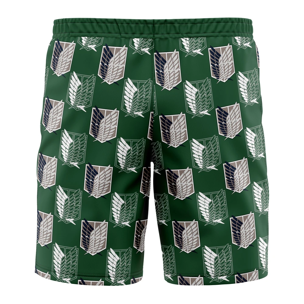 Survey Corps Attack On Titan Board Shorts Swim Trunks - Image 3