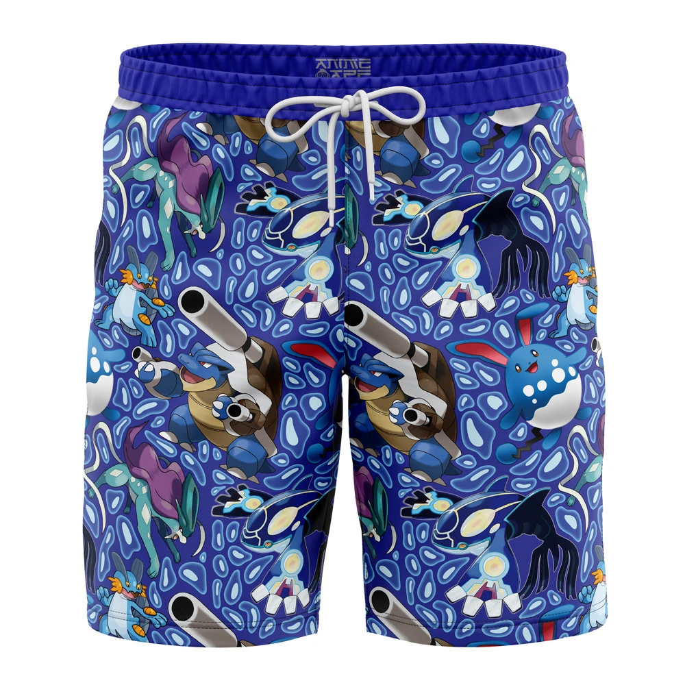 Water Type Pokemon Pokemon Board Shorts Swim Trunks
