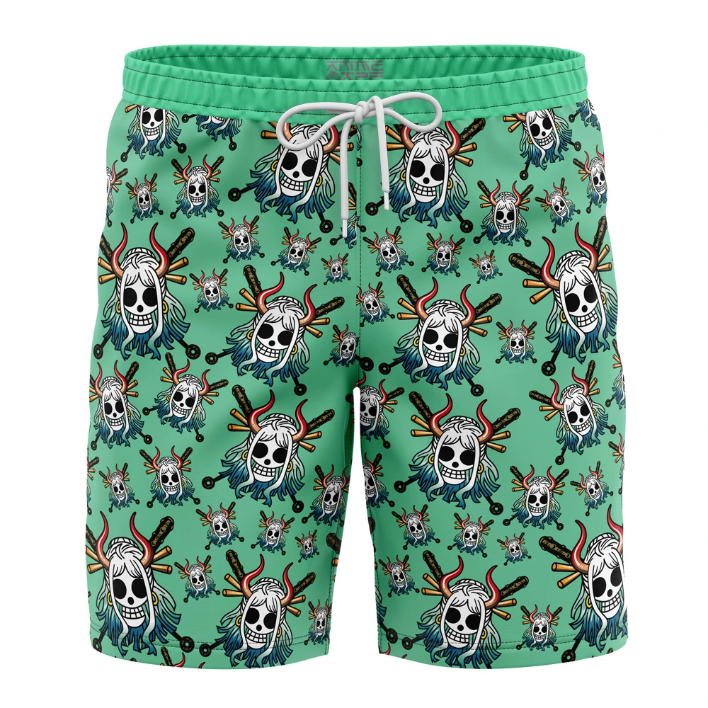 Yamato Jolly Roger One Piece Board Shorts Swim Trunks