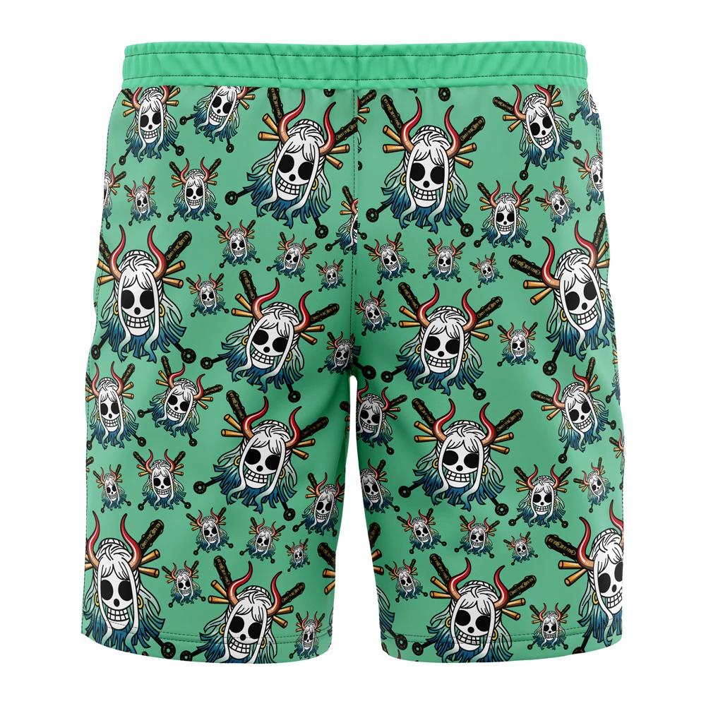 Yamato Jolly Roger One Piece Board Shorts Swim Trunks - Image 3